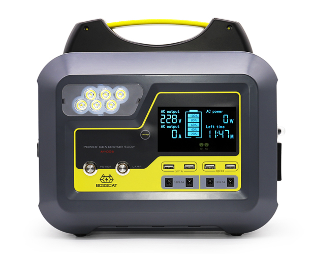 BOSSCAT AY-006 (500W) Multi-Function Portable Power Station