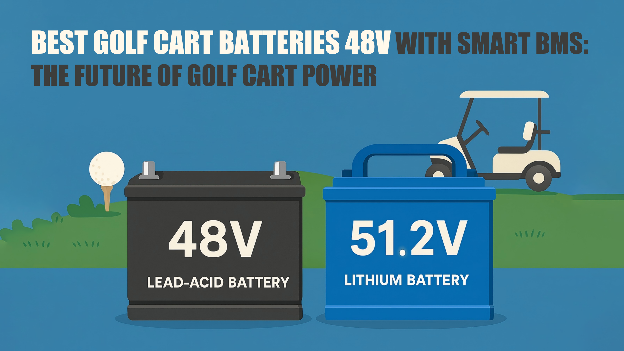 Best Golf Cart Batteries 48V with Smart BMS: The Future of Golf Cart Power