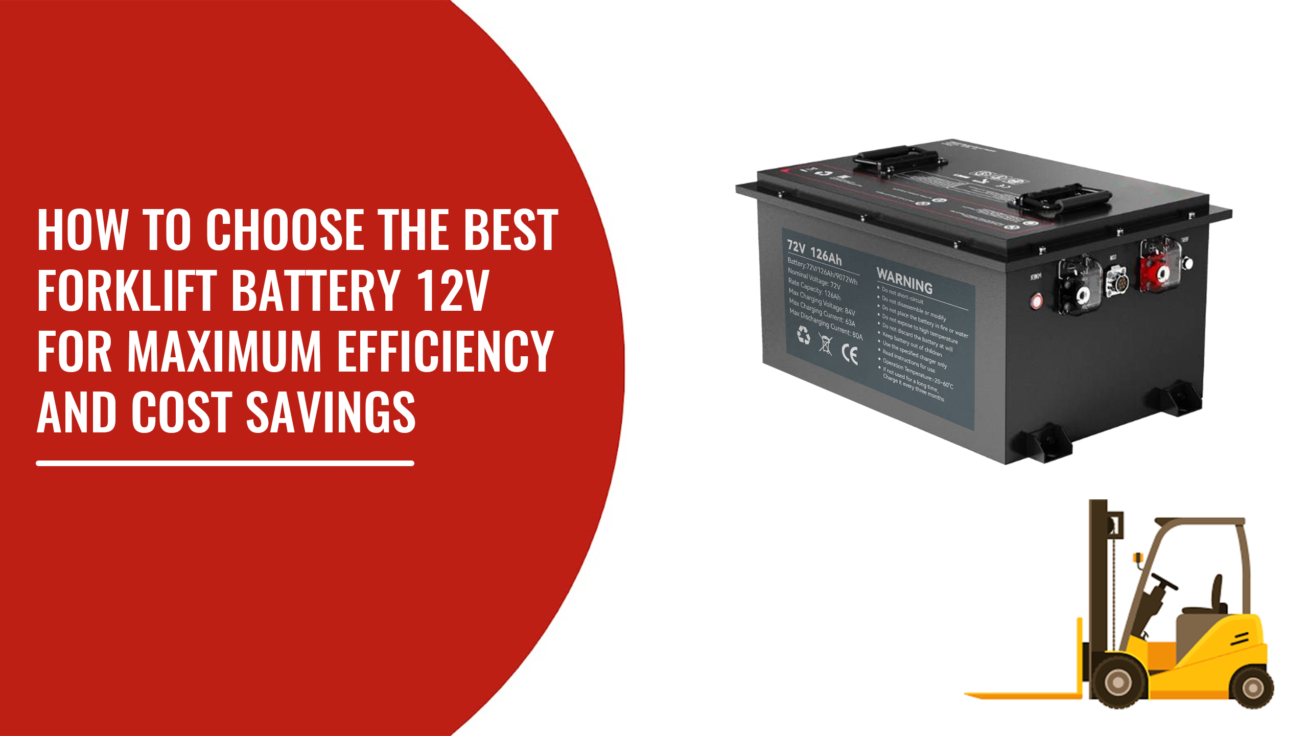How to Choose the Best Forklift Battery 12V for Maximum Efficiency and Cost Savings