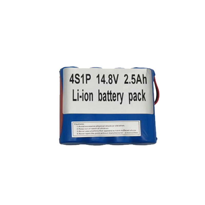 4S1P 14.8V 2500mAh Li-ion battery pack 14.8V(4S)-22.2V(6S)