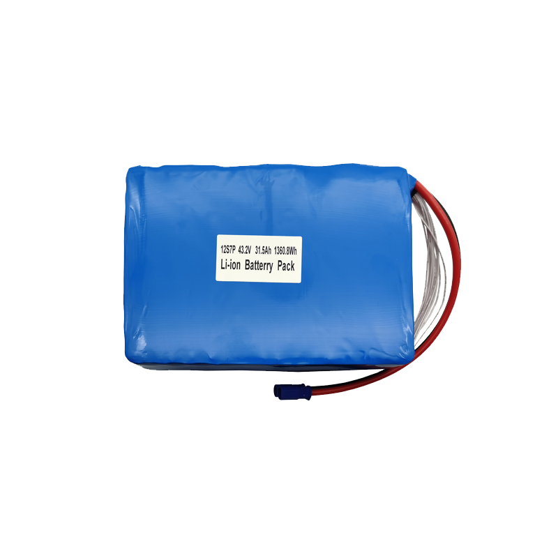 12S7P 43.2V 31.5Ah Li-ion Battery Pack 36V(10S)-44.4V(12S)