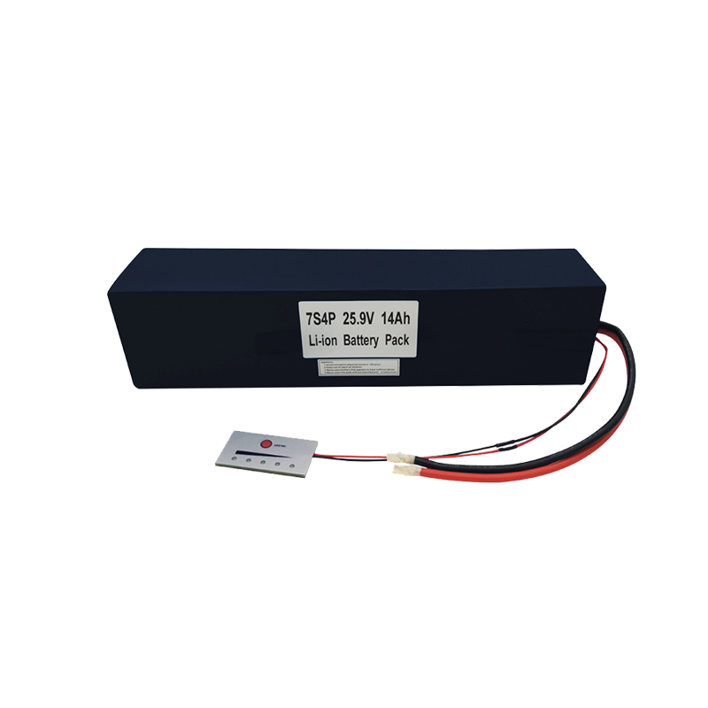 7S4P 25.9V 14Ah Li-ion Battery Pack 25.9V(7S)-33.3V(9S)