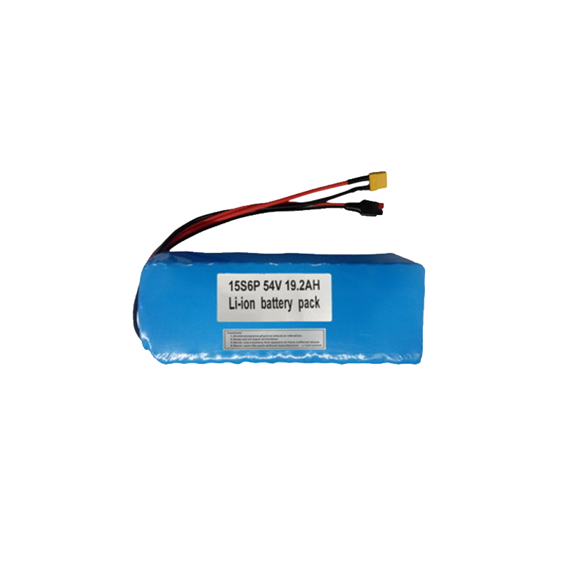 15S6P 54V 19.2Ah Li-ion battery pack 48V(13S)-55.5V(15S)
