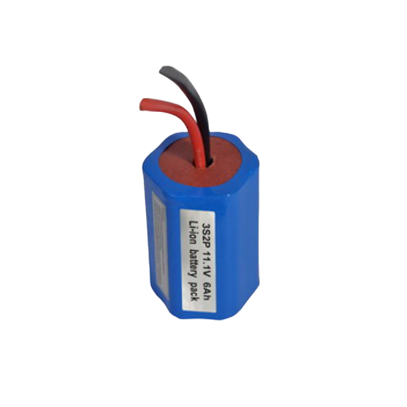 3S2P 11.1V 6000mAh Li-ion battery pack 3.7V(1S)-11.1V(3S)