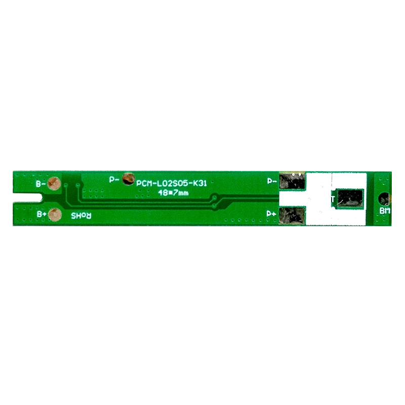 PCM-L02S05-K31 Smart Bms Pcm for Li-ion/Li-po/LiFePO4 Battery with NTC PCM for 1S-2S