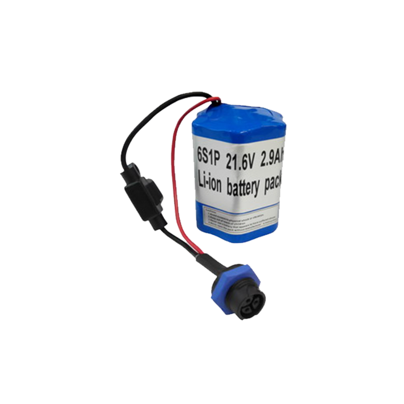 6S1P 22.2V 2.9Ah Li-ion Battery Pack 14.8V(4S)-22.2V(6S)