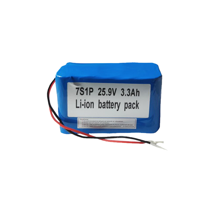 7S1P 25.9V 3300mAh Li-ion battery pack 33E 25.9V(7S)-33.3V(9S)
