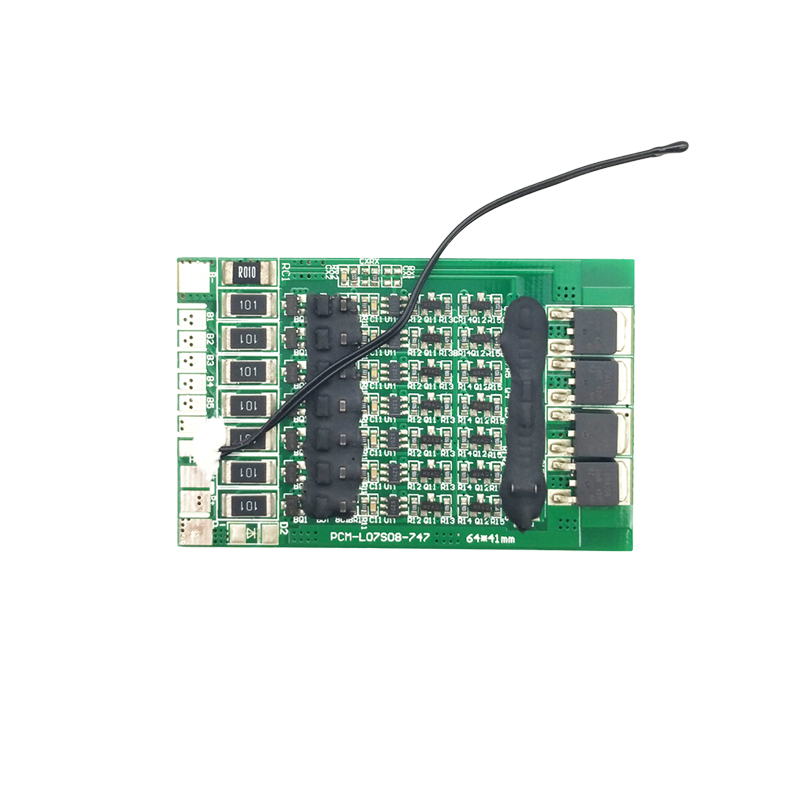 PCM-L07S08-747 Smart BMS PCM for Li-Ion/Li-Po/LiFePO4 Battery with Balance NTC PCM for 5S-9S