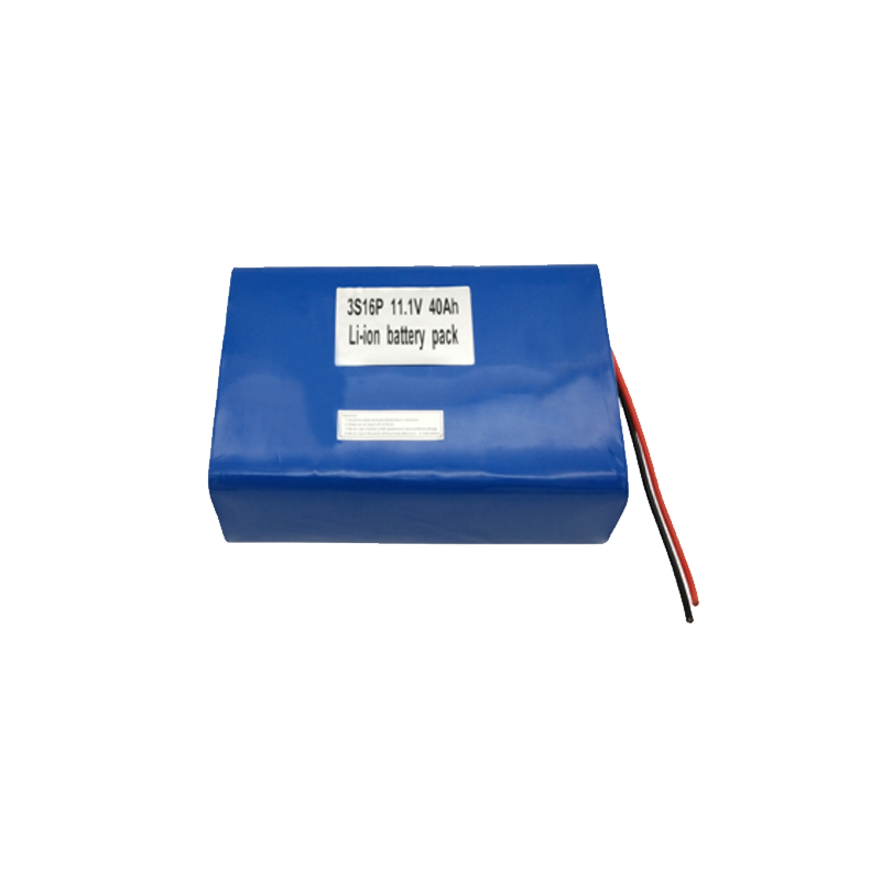 3S16P 11.1V 40Ah Li-ion battery pack 3.7V(1S)-11.1V(3S)