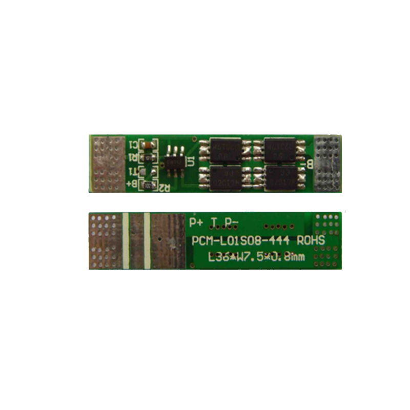 PCM-L01S08-444 Smart Bms Pcm for Li-ion/Li-po/LiFePO4 Battery with NTC PCM for 1S-2S