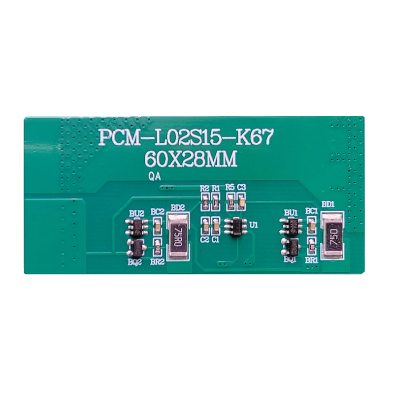 PCM-L02S15-K67 Smart Bms Pcm for Li-ion/Li-po/LiFePO4 Battery with NTC PCM for 1S-2S