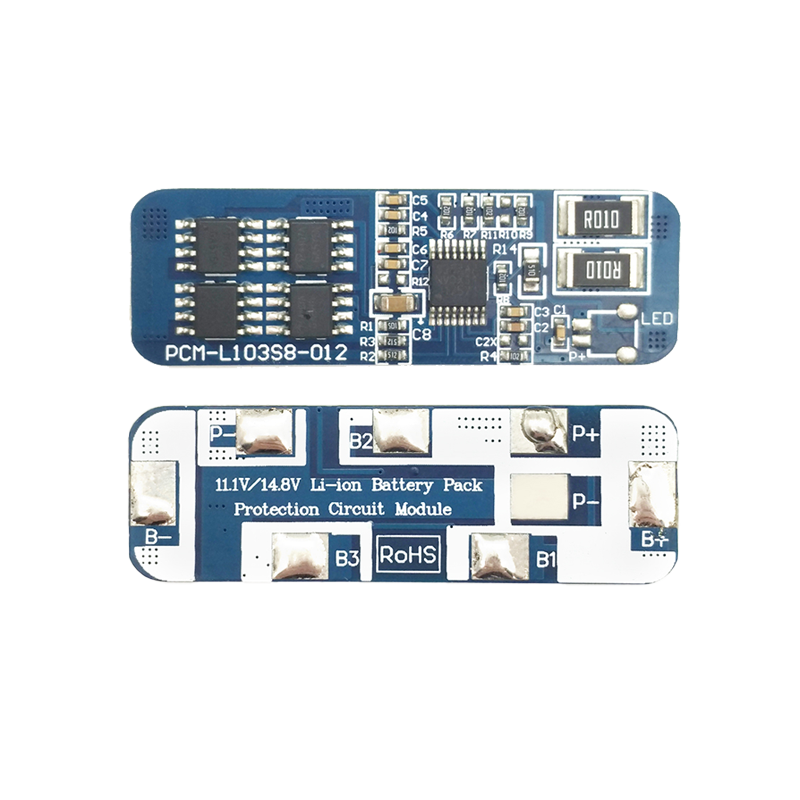 PCM-Li04S8-016 Smart BMS PCM for Li-Ion/Li-Po/LiFePO4 Battery PCM for 3S-4S