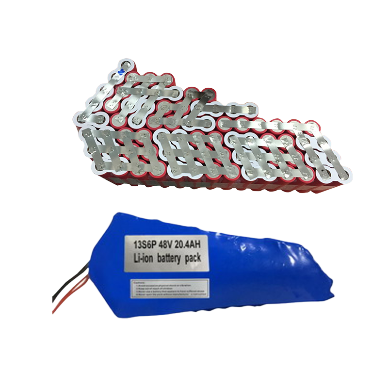13S6P 48V 20.4Ah Li-ion battery pack 48V(13S)-55.5V(15S)