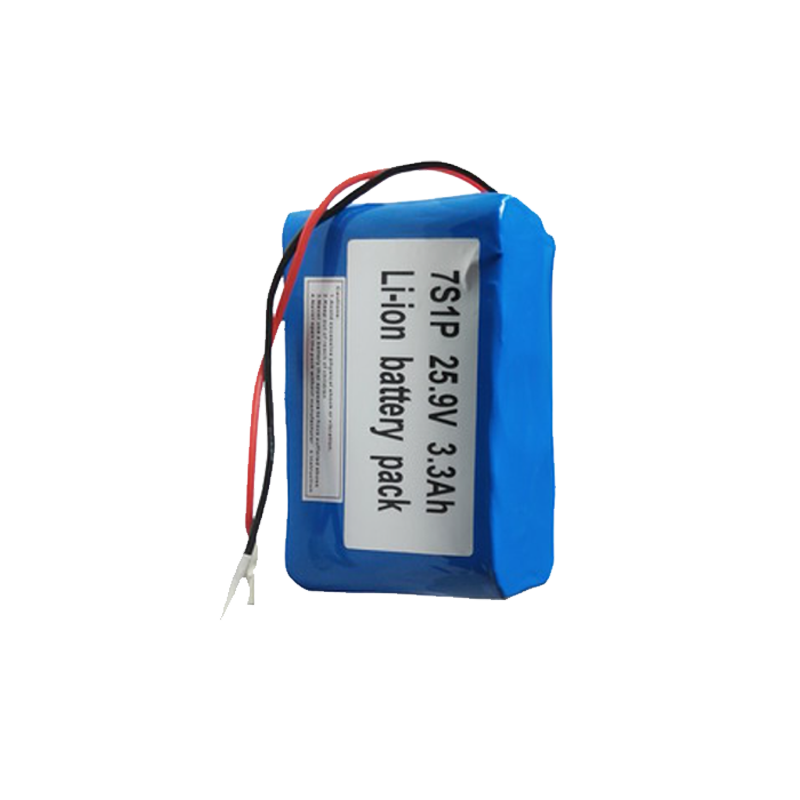 7S1P 25.9V 3300mAh Li-ion battery pack 33E 25.9V(7S)-33.3V(9S)