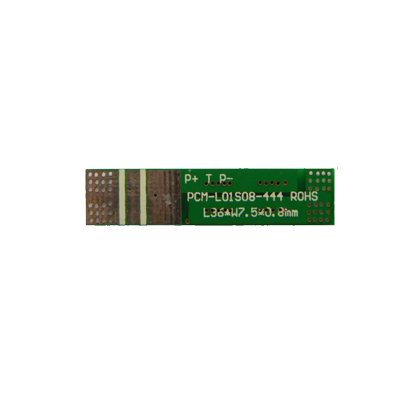 PCM-L01S08-444 Smart Bms Pcm for Li-ion/Li-po/LiFePO4 Battery with NTC PCM for 1S-2S