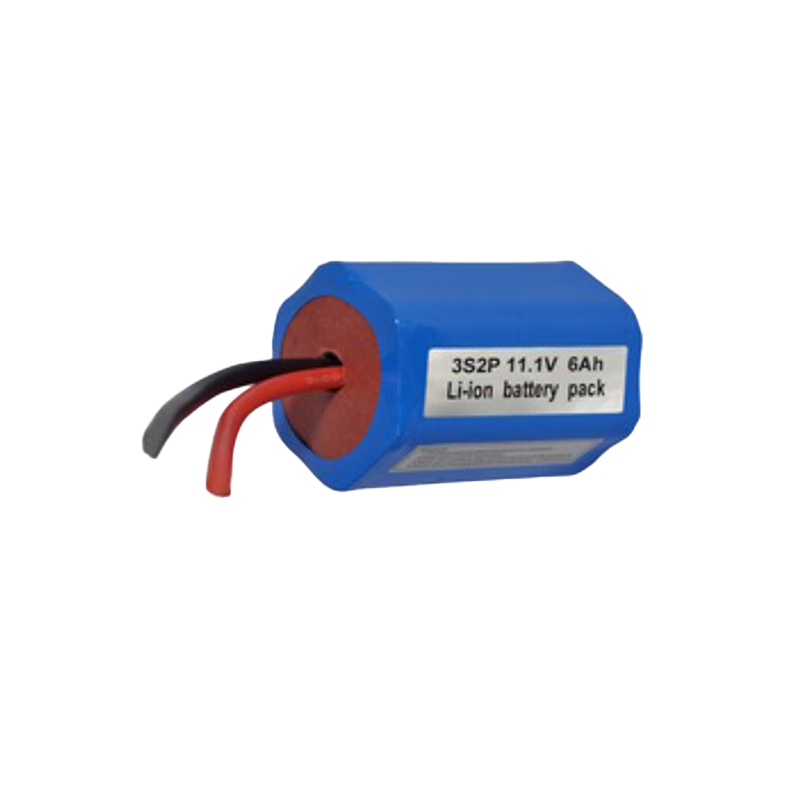 3S2P 11.1V 6000mAh Li-ion battery pack 3.7V(1S)-11.1V(3S)
