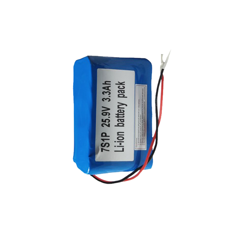 7S1P 25.9V 3300mAh Li-ion battery pack 33E 25.9V(7S)-33.3V(9S)