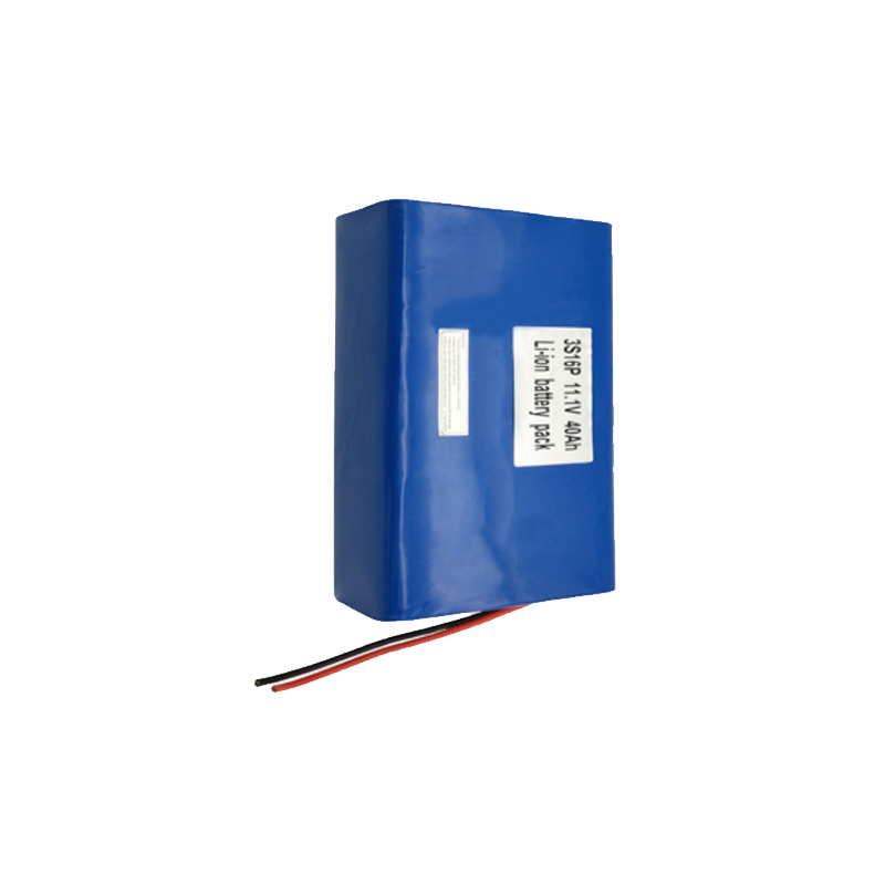 3S16P 11.1V 40Ah Li-ion battery pack 3.7V(1S)-11.1V(3S)