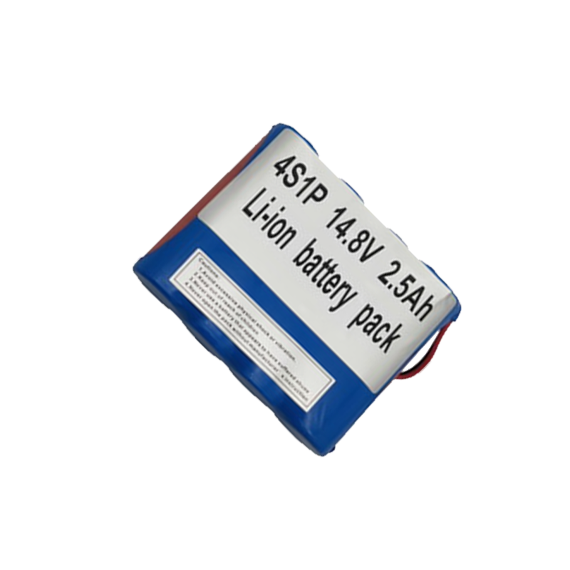 4S1P 14.8V 2500mAh Li-ion battery pack 14.8V(4S)-22.2V(6S)