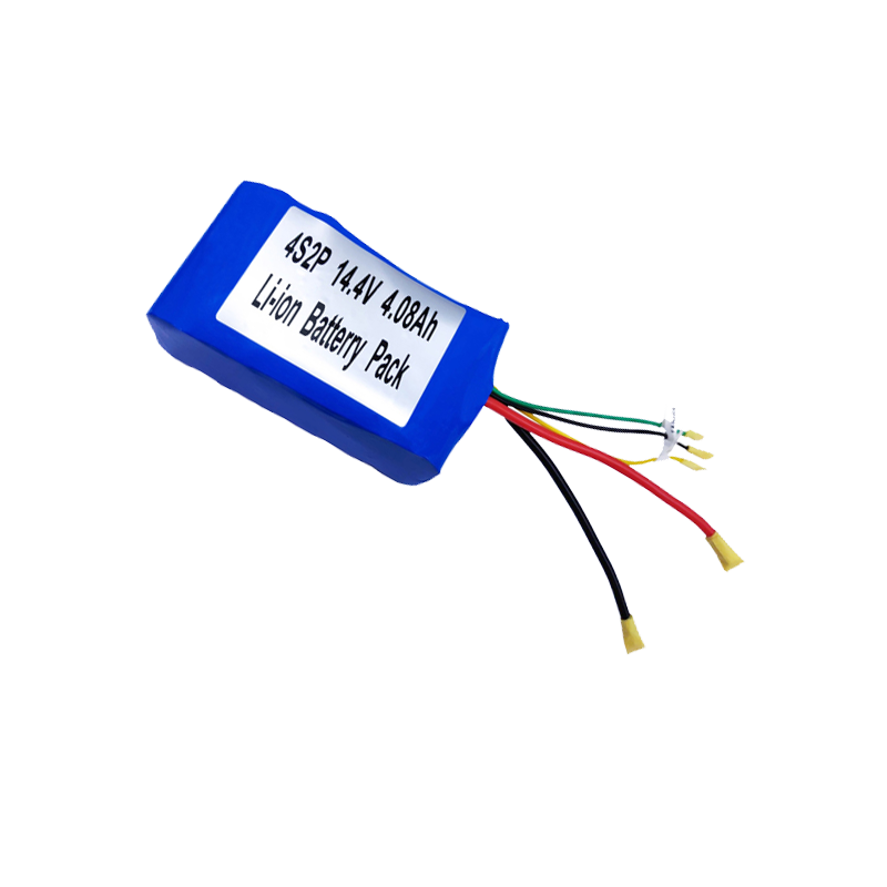 4S2P 14.4V 4.08Ah Li-ion Battery Pack 14.8V(4S)-22.2V(6S)