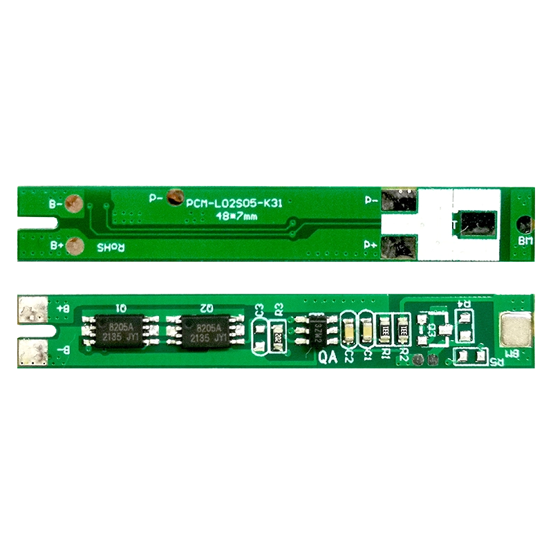 PCM-L02S05-K31 Smart Bms Pcm for Li-ion/Li-po/LiFePO4 Battery with NTC PCM for 1S-2S