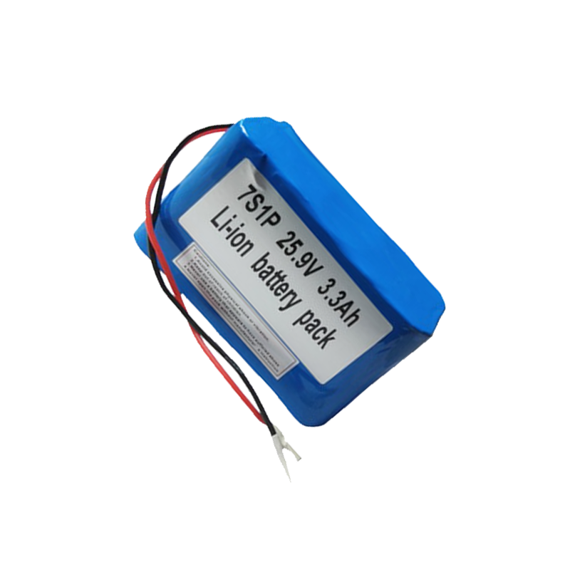 7S1P 25.9V 3300mAh Li-ion battery pack 33E 25.9V(7S)-33.3V(9S)