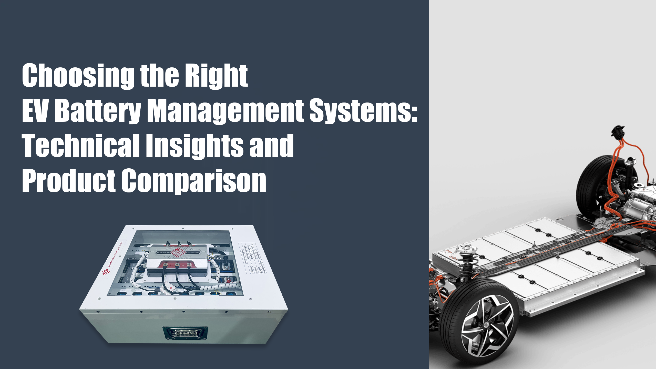 Choosing the Right EV Battery Management Systems: Technical Insights and Product Comparison