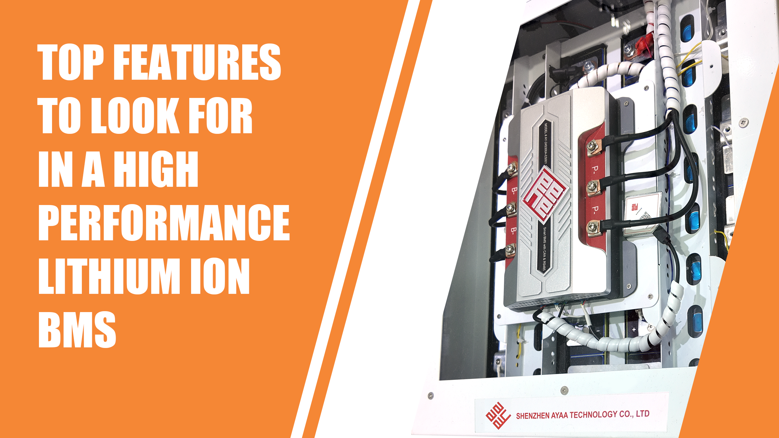 Top Features to Look for in a High-Performance Lithium Ion BMS