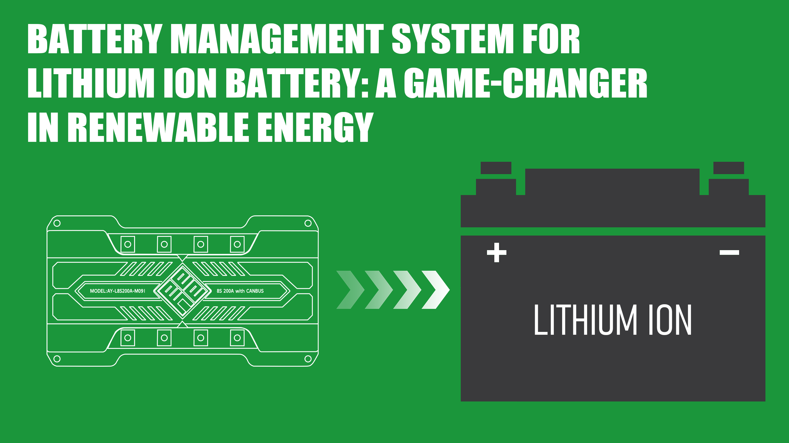 Battery Management System for Lithium Ion Battery: A Game-Changer in Renewable Energy