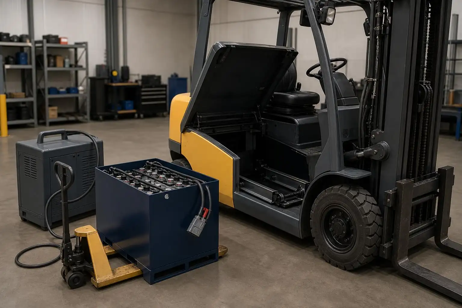 Fork Truck Battery: Types, Battery Life, and Replacement Checks